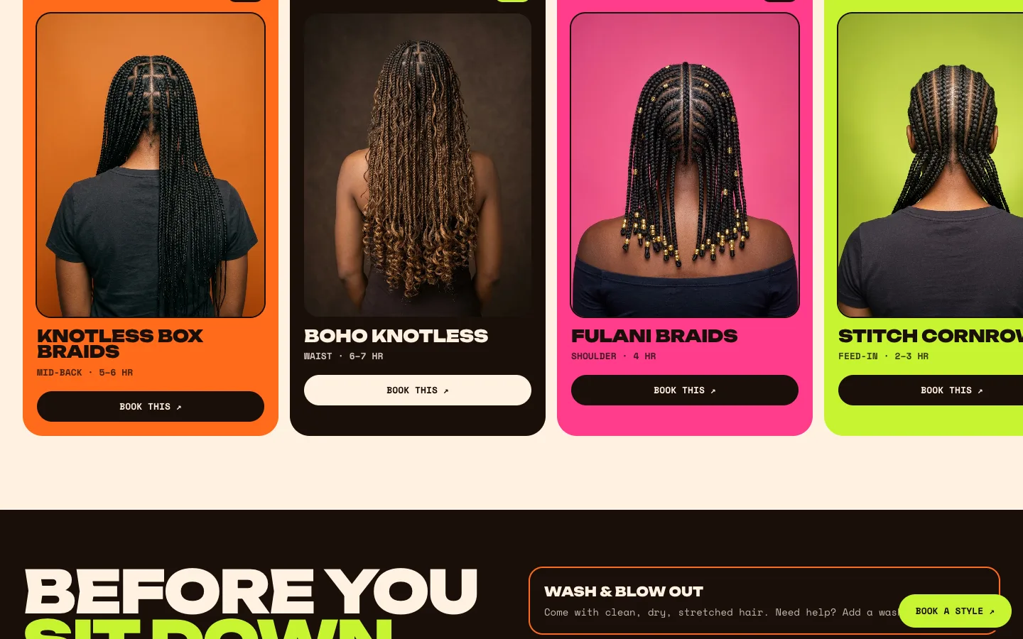 The style reel, from the Crown & Coil Braids concept