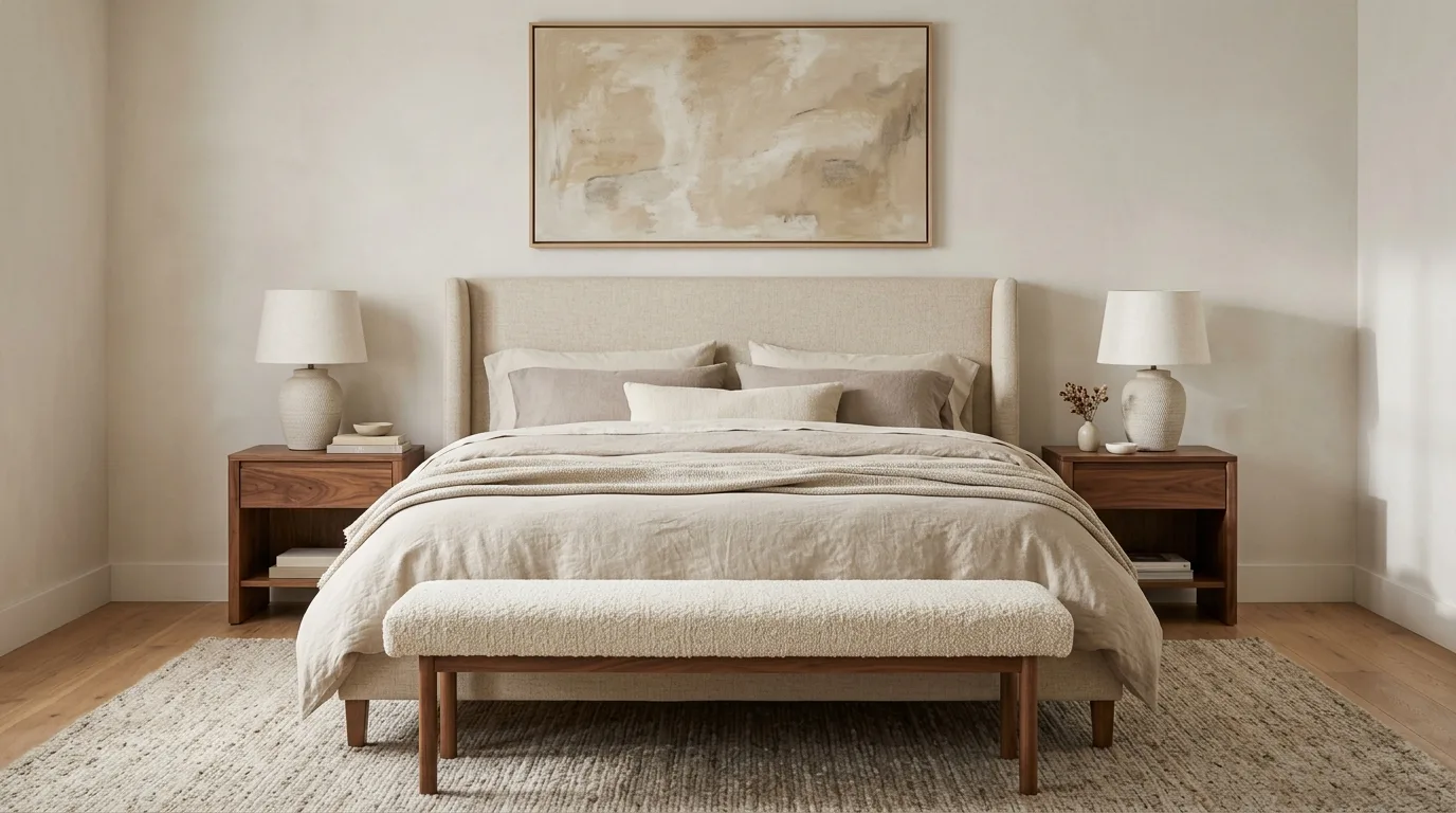 Staged: a Marlborough Street bedroom