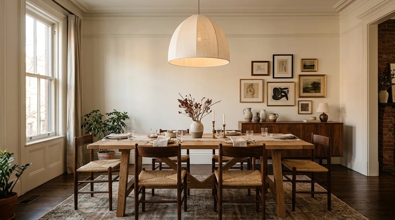 Staged: a South End dining room